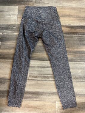 lululemon athletica Gray Marled High-Rise Leggings